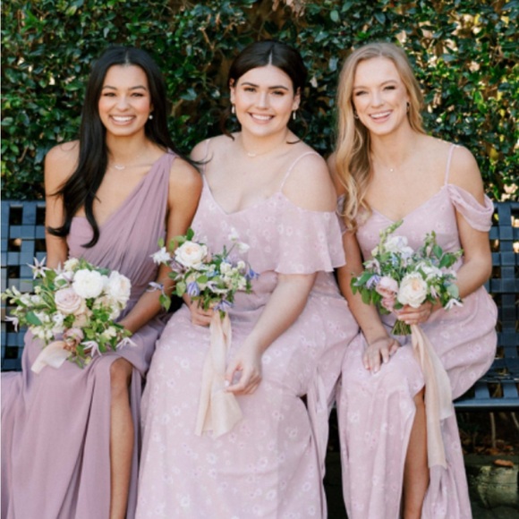 Elegant pink Bridesmaid Dress - Picture 1 of 7